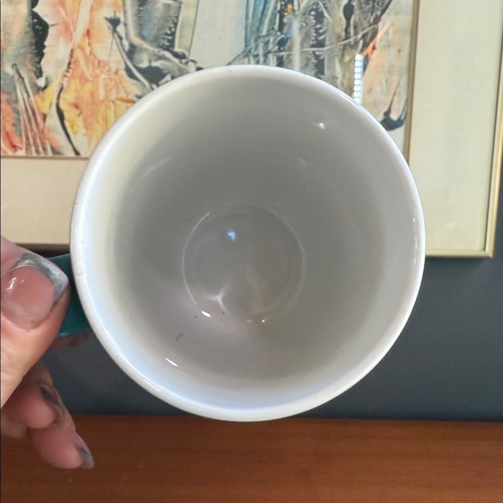 Teal David’s tea winter  Snowman Mug with Lid - Picture 5 of 7